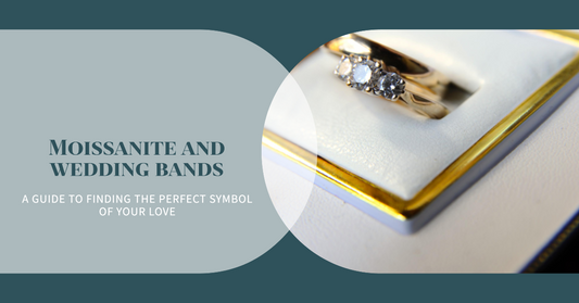 Moissanite and wedding bands