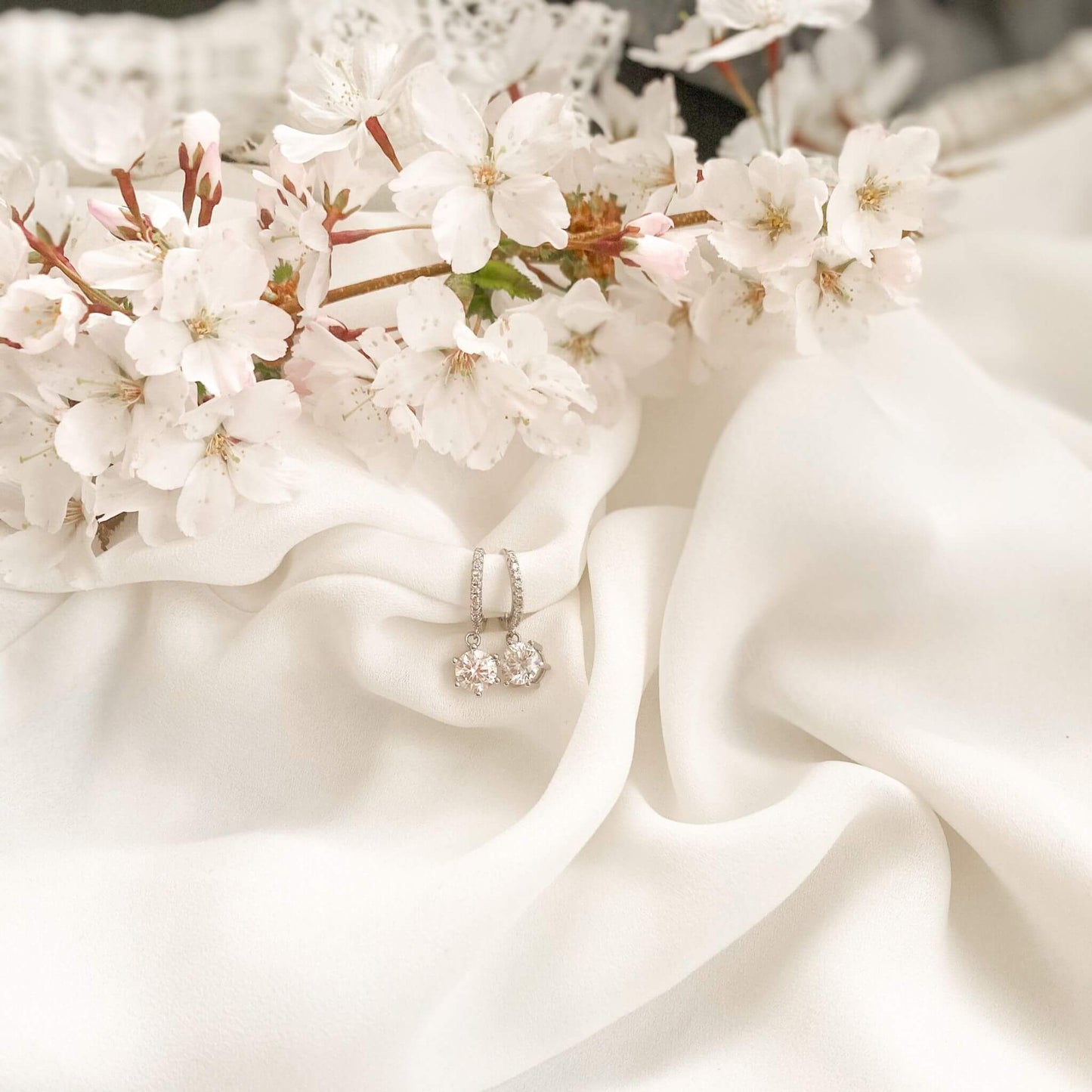 Amaral Drop Moissanite -korvakorut