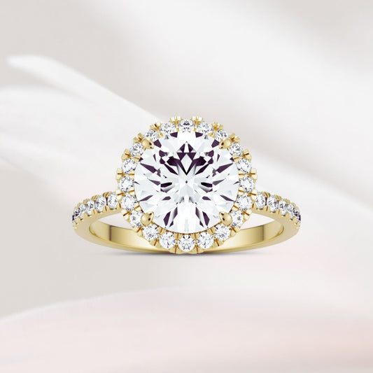 Amaral Halo Round Band - keltakulta