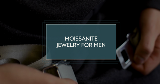 Moissanite jewelry for men