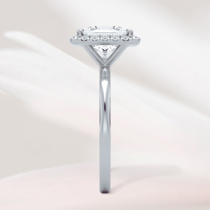 Amaral Halo Princess - White Gold