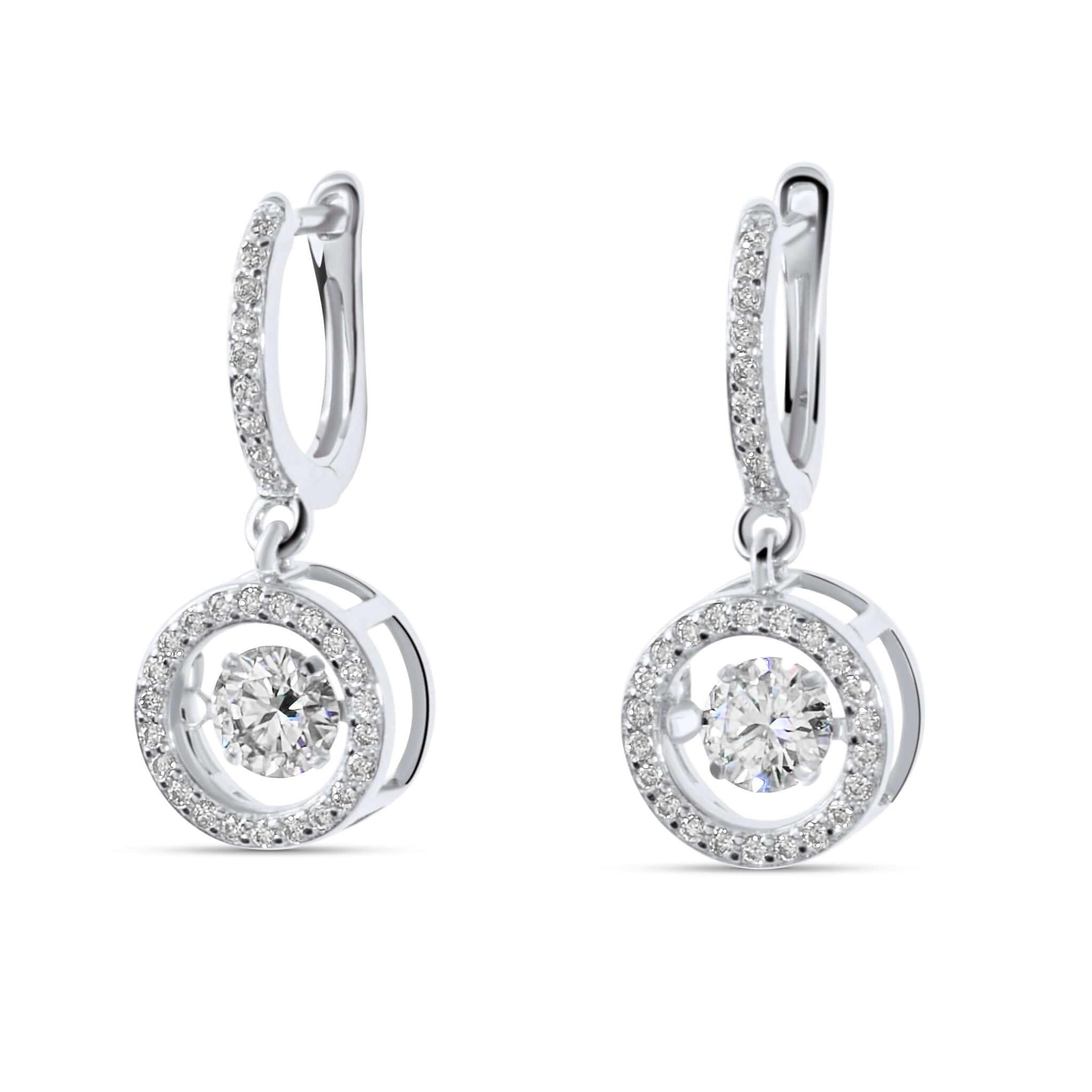 Evara Platinum Diamond Earrings with Two Different Looks JL PT E 316 –  Jewelove.US